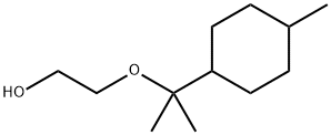 Ethanol, 2-[1-methyl-1-(4-methylcyclohexyl)ethoxy]- Structure