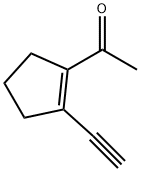 Ethanone,1-(2-ethynyl-1-cyclopenten-1-yl)- 化学構造式