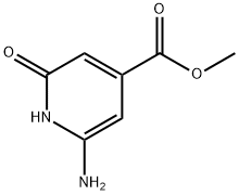 6-AMINO-2-HYDROXYPYRIDINE-4-CARBOXYLIC ACID METHYL ESTER Structure