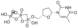 alpha,beta-methylenedeoxythymidine 5'-triphosphate,24716-71-0,结构式