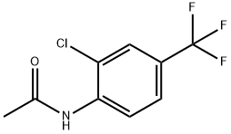 2-CHLORO-4-(TRIFLUOROMETHYL)ACETANILIDE Struktur