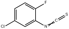 イソチオシアン酸5-クロロ-2-フルオロフェニル 化学構造式