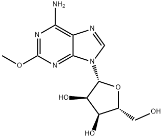 2-メトキシアデノシン 化学構造式