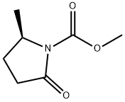 1-Pyrrolidinecarboxylicacid,2-methyl-5-oxo-,methylester,(2R)-(9CI) Structure