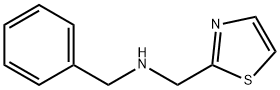 苄基-(噻唑-2-基甲基)胺 结构式