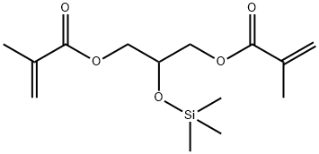 1,3-双(甲基丙烯酰氧基)-2-三甲基硅氧基丙烷, 247244-66-2, 结构式