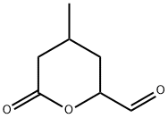 2H-Pyran-2-carboxaldehyde, tetrahydro-4-methyl-6-oxo- (9CI) Structure
