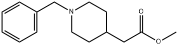 (1-ベンジルピペリジン-4-イル)酢酸メチル 化学構造式