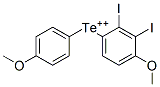 Diiodobis(4-methoxyphenyl) tellurium(IV) 结构式