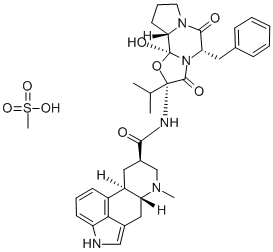 甲磺酸双氢麦角汀,24730-10-7,结构式