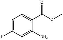 methyl 2-amino-4-fluorobenzoate Struktur