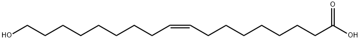 9-Octadecenoic acid, 18-hydroxy-, (9Z)- Structure