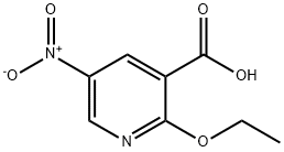 3-Pyridinecarboxylicacid,2-ethoxy-5-nitro-(9CI) Structure