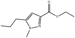 1-甲基-5-丙基-1H-吡唑-3-甲酸乙酯,247583-69-3,结构式