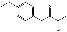 3-CHLORO-1-(4-METHOXYPHENYL)BUTAN-2-ONE 化学構造式