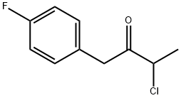 3-CHLORO-1-(4-FLUOROPHENYL)BUTAN-2-ONE 结构式