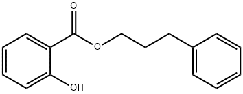 3-phenylpropyl salicylate Struktur