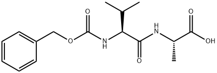 苄氧羰基-L-缬氨酰-L-丙氨酸, 24787-89-1, 结构式