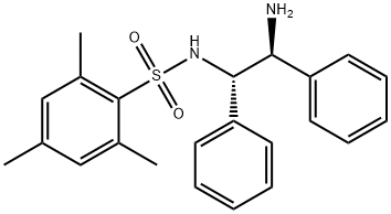 N-[(1R,2R)-2-氨基-1,2-二苯基乙基]-2,4,6-三甲基苯亚磺酰胺,247923-40-6,结构式