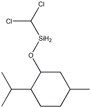 Dichloro[(p-menth-3-yl)oxy](methyl)silane 结构式