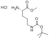 H-ORN(BOC)-OME HCL|(2S)-2-氨基-5-[(叔丁氧羰基)氨基]戊酸甲酯盐酸盐
