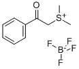 テトラフルオロほう酸ジメチルフェナシルスルホニウム 化学構造式