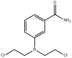 m-[Bis(2-chloroethyl)amino]benzamide,24813-07-8,结构式