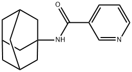 N-(1-Adamantyl)-3-pyridinecarboxamide Structure