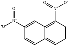 1,7-ジニトロナフタレン 化学構造式