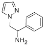 1-phenyl-2-(1H-pyrazol-1-yl)ethanamine Struktur