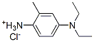 4-Diethylamino-2-methylphenylammonium chloride Structure