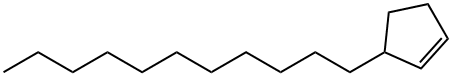 1-(1-cyclopent-2-enyl)undecane,24828-58-8,结构式