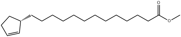 methyl (S)-cyclopent-2-ene-1-tridecanoate Structure