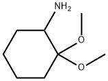 Cyclohexanamine,  2,2-dimethoxy- 化学構造式