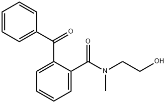 2-benzoyl-N-(2-hydroxyethyl)-N-methylbenzamide  Structure