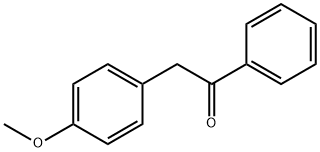 2-(4-甲氧基苯基)-1-苯基乙酮,24845-40-7,结构式