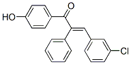3-(3-chlorophenyl)-1-(4-hydroxyphenyl)-2-phenyl-prop-2-en-1-one|
