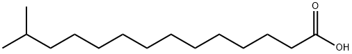 13-METHYLTETRADECANOIC ACID Struktur