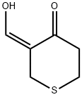 4H-Thiopyran-4-one, tetrahydro-3-(hydroxymethylene)-, (3E)- (9CI) 结构式