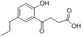 4-(2-羟基-5-丙基苯基)-4-氧丁酸 结构式