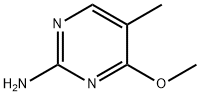 4-甲氧基-5-甲基嘧啶-2-胺 结构式
