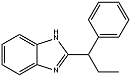 2-(1-苯基丙基)-1H-苯并咪唑,24893-44-5,结构式