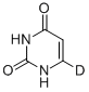 ウラシル-6-D1 化学構造式