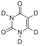 URACIL-D4 Struktur