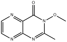 4(3H)-Pteridinone, 3-methoxy-2-methyl- Structure