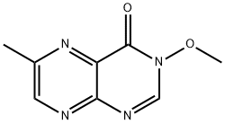 3-Methoxy-6-methyl-4(3H)-pteridinone,24898-65-5,结构式