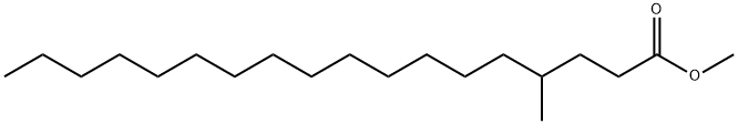 4-Methyloctadecanoic acid methyl ester,2490-15-5,结构式