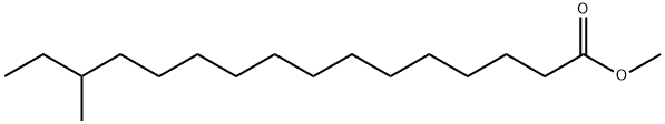 METHYL 14-METHYLHEXADECANOATE Structure