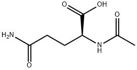 Nα-アセチル-L-グルタミン 化学構造式