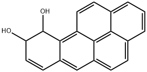 9,10-ジヒドロベンゾ[a]ピレン-9α,10β-ジオール 化学構造式